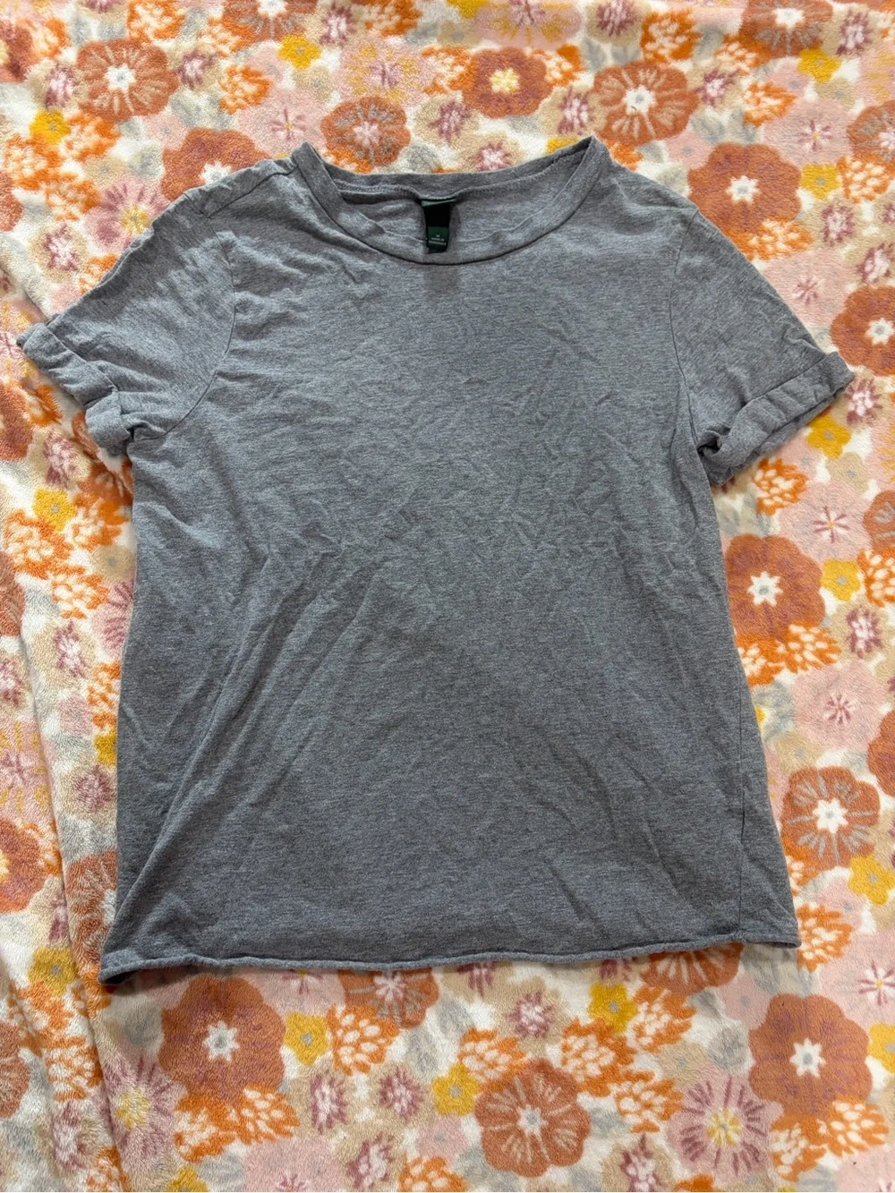 Basic Heather Gray Crewneck Tee